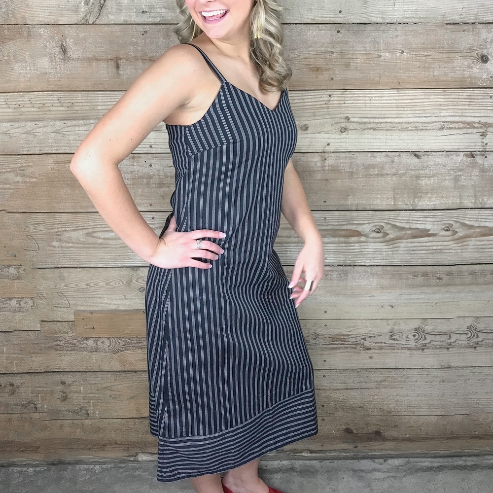 Black And White Strappy Dress